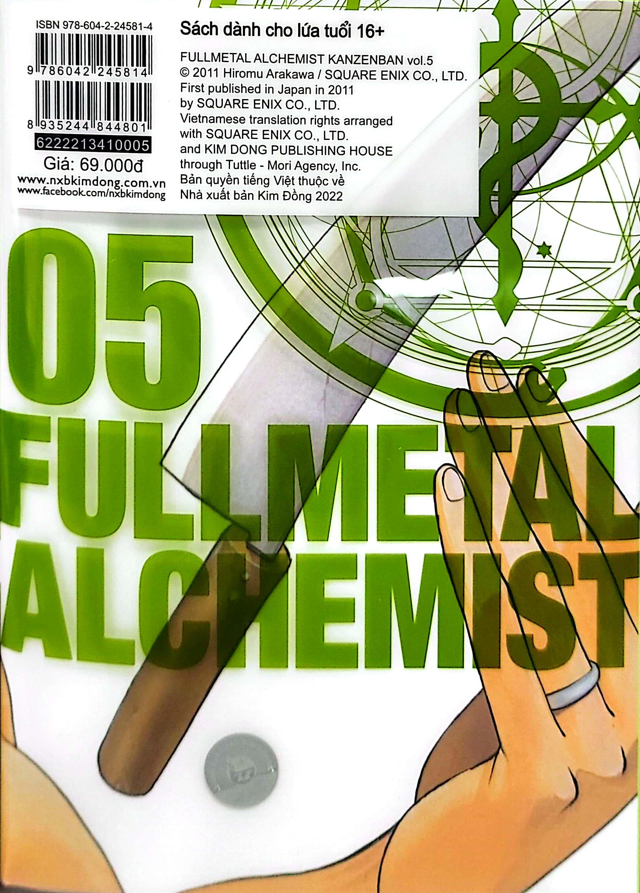 Fullmetal Alchemist - Cang Giả Kim Thuật Sư - Fullmetal Edition Tập 5