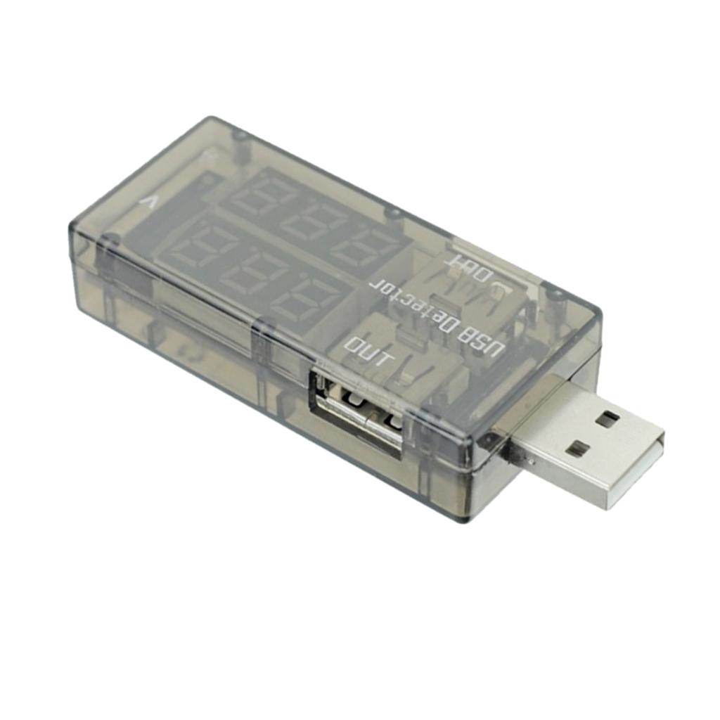 Kỹ Thuật Số USB An Toàn Máy Amp Volt Ampe Kế Báo 5A 9V