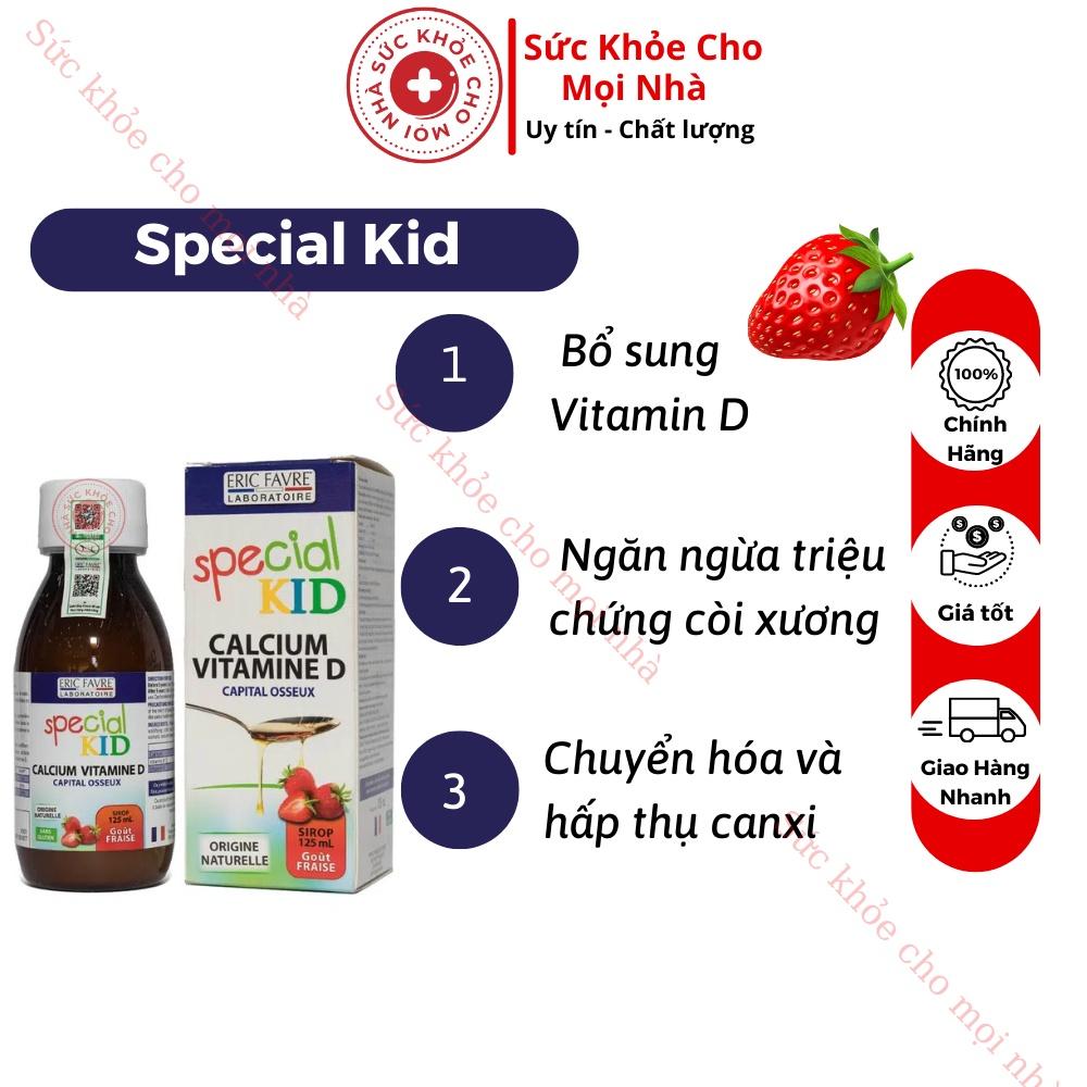 Special Kid Calcium Vitamin D - Calcium Và Vitamin D Giúp Xương Chắc Khỏe,Phát Triển Chiều Cao Cho Bé