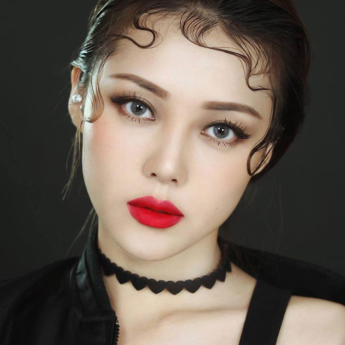 Son Shu Uemura Rouge Unlimited Matte M RD 144 Màu Đỏ Tươi Ánh Cam (Chất Son Lì)