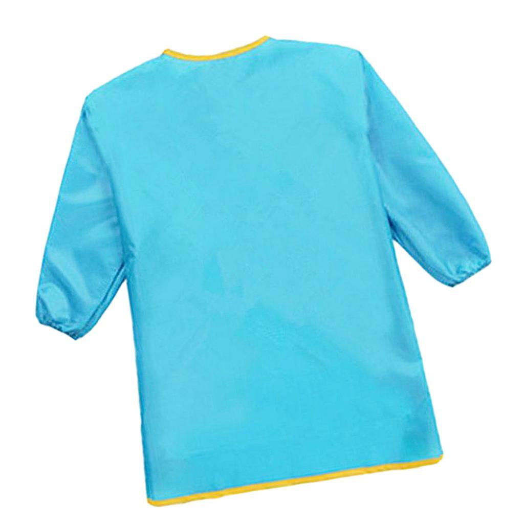 Kid Apron Waterproof Smock Long Sleeve Children Apron Cooking Painting Bib