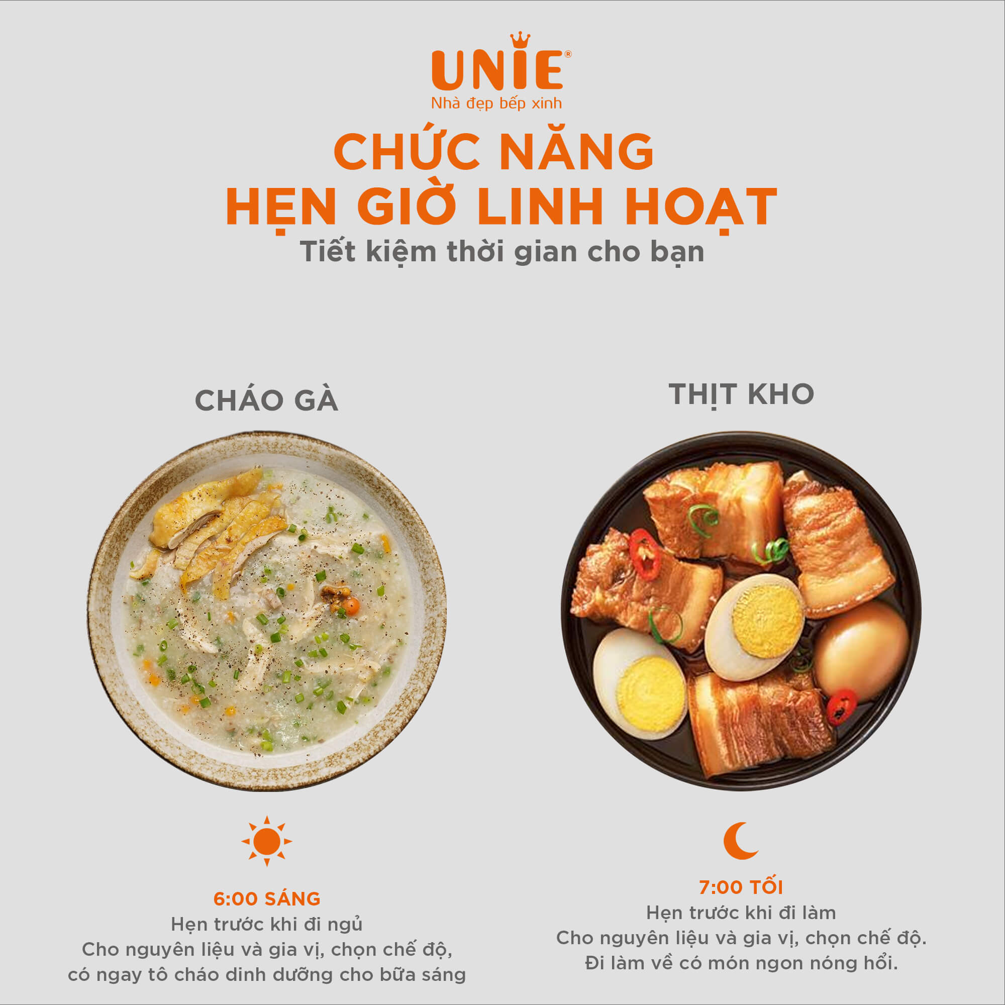 Nồi Cơm Điện Đa Năng UNIE UEC1571B Sang Trọng Tiêu Chuẩn Đức Gồm 16 Chương Trình Nấu Dung Tích 1.5 Lít Dùng Cho Gia Đình 3-4 Người Công Suất 600 W - Hàng Chính Hãng