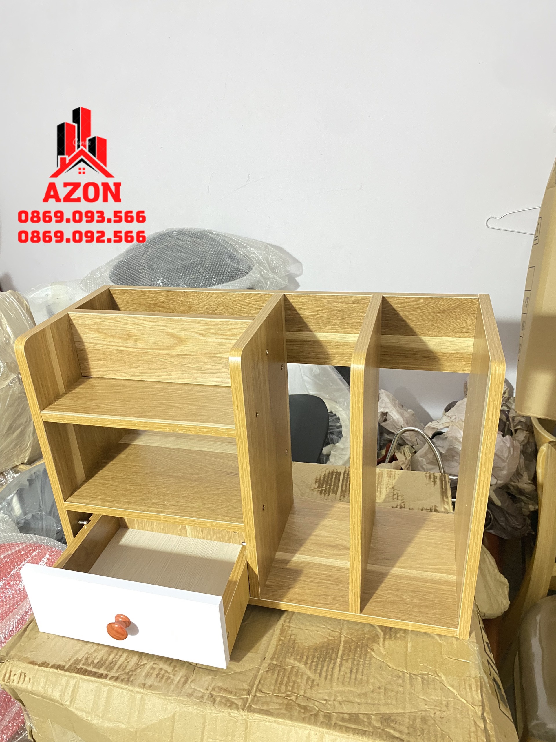 KỆ SÁCH, KỆ SÁCH ĐỂ BÀN, HỒ SƠ VÀ TÀI LIỆU VĂN PHÒNG SIZE 50x20x34cm