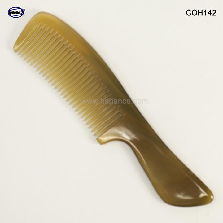 Lược chuôi vát mẫu thông dụng (Size: L - 19cm) COH142 - Lược sừng xuất Nhật - Chăm sóc tóc