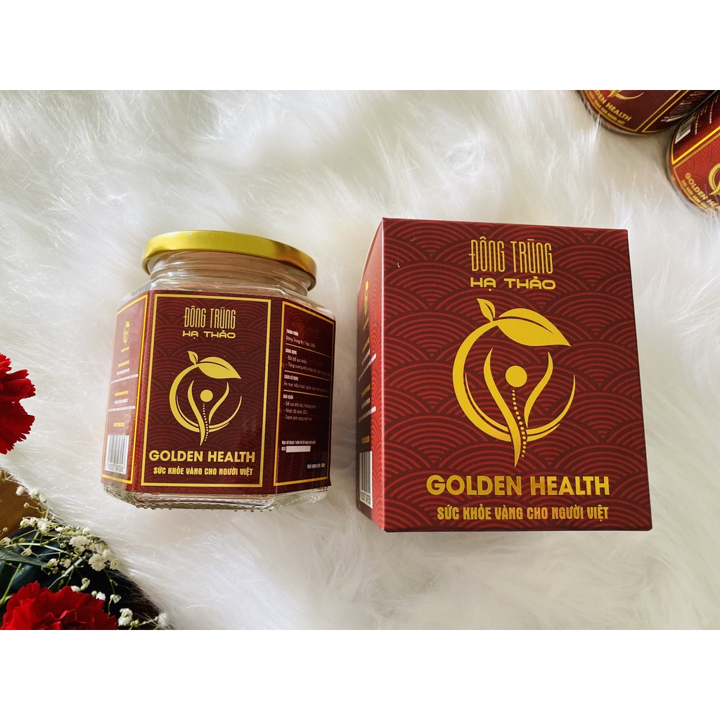 [LOẠI CAO CẤP] Đông Trùng Hạ Thảo Sấy Thăng Hoa Golden Health GD005 (Hộp 20g)