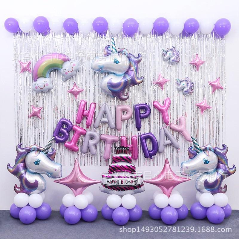 Bóng chữ Happy Birthday trang trí sinh nhật size 40cm