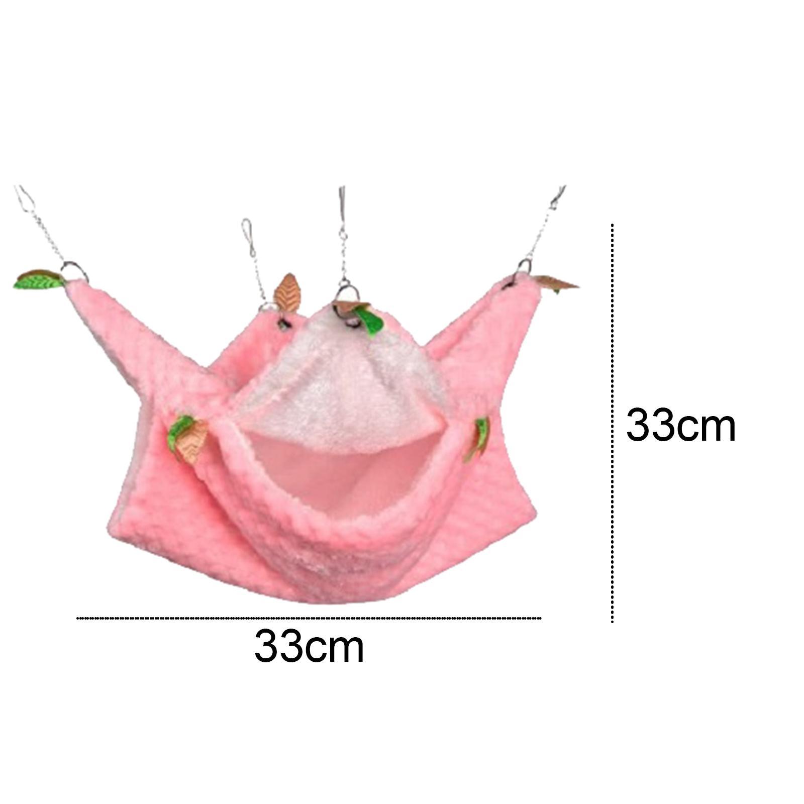 Pet Hamster Bird Ferret Rat Squirrel Hammock Hanging Cage Nest House Toys
