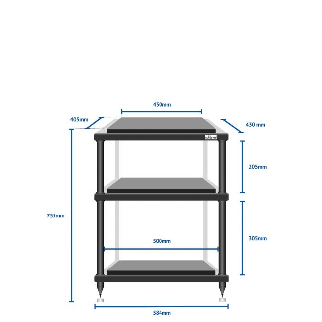 KỆ AMPLY SOLIDSTEEL S5-3 HÀNG CHÍNH HÃNG NEW 100%
