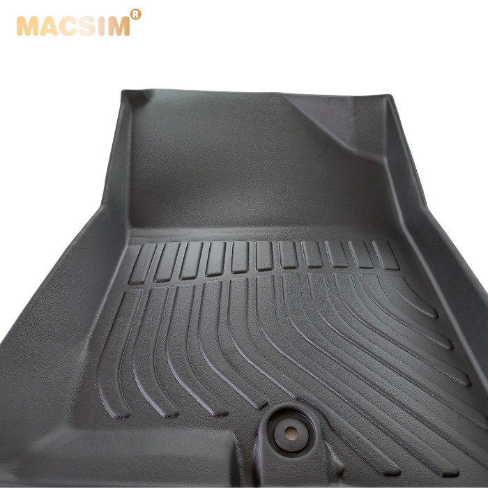 Thảm lót sàn xe ô tô sd Hyundai Tucson 2022 Nhãn hiệu Macsim chất liệu nhựa TPE cao cấp màu đen