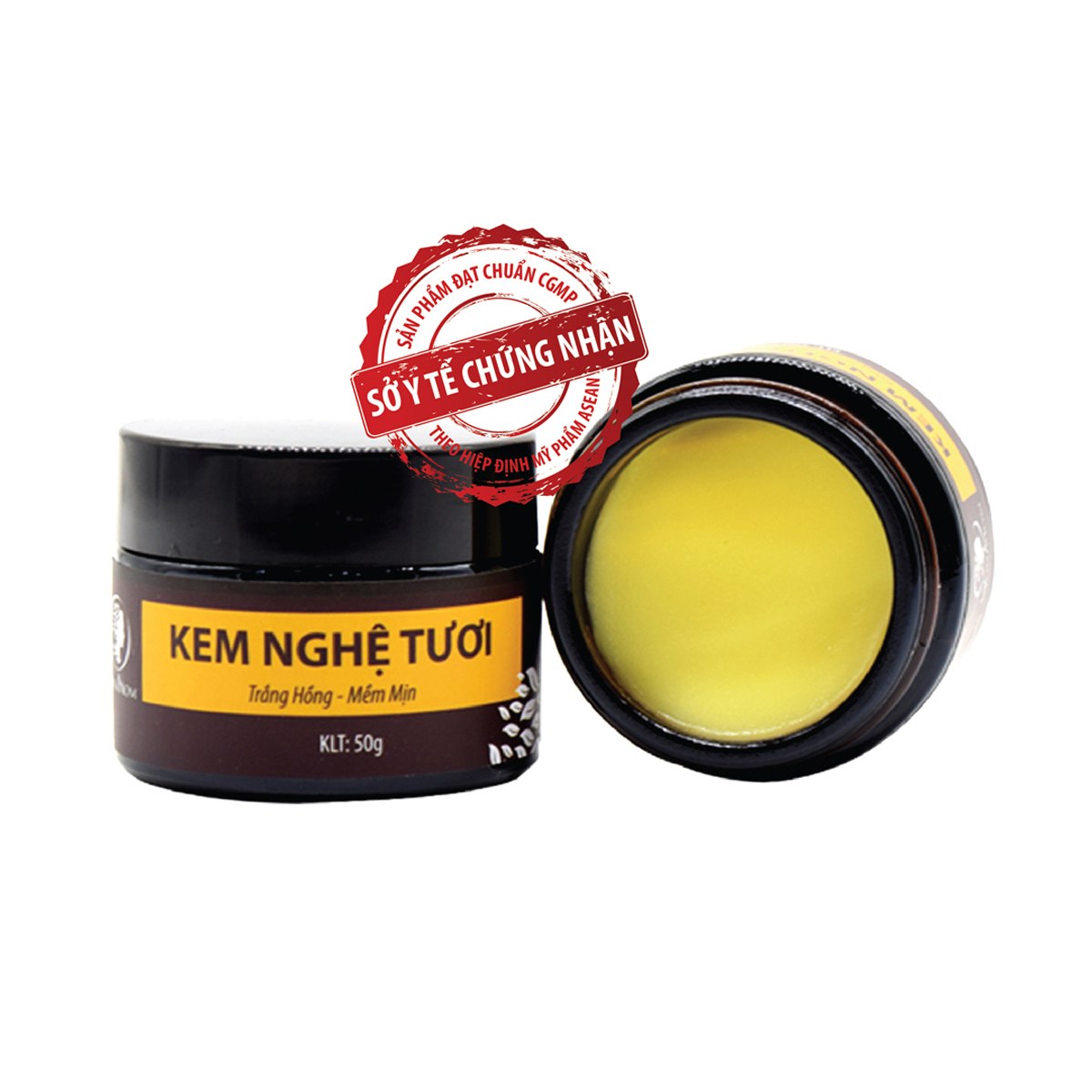 Kem Nghệ Tươi Dưỡng Trắng Da Wonmom Dành Cho Mẹ Bầu Và Sau Sinh Hũ 50gr