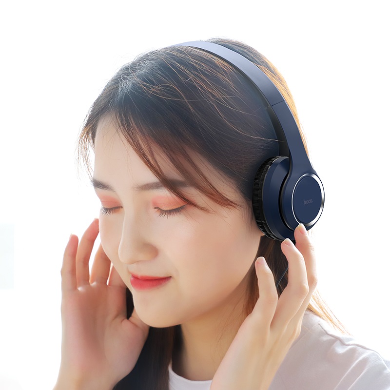 Tai Nghe Chụp Tai Bluetooth Ho.co W28, Micro Đàm Thoại, Chống Ồn, 10H Nghe Nhạc, Đệm Tai Êm Ái, Âm Thanh Chân Thực - Hàng chính hãng