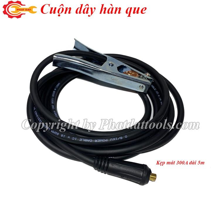 Combo Kìm hàn 500A dài 15m,kẹp mát 300A dài 5m