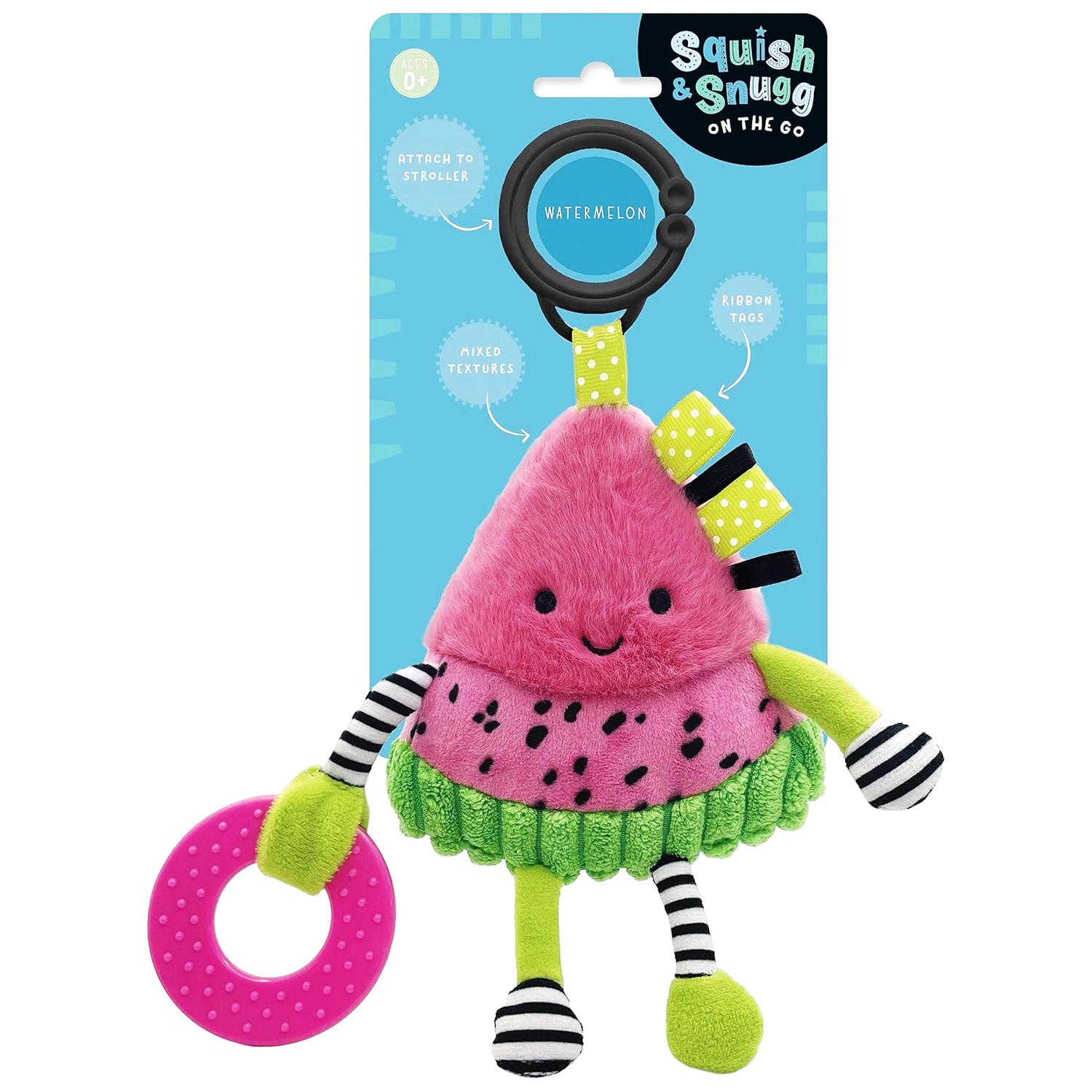 Móc Treo Nhồi Bông Miếng Dưa Hấu - Squish And Snugg On The Go Watermelon