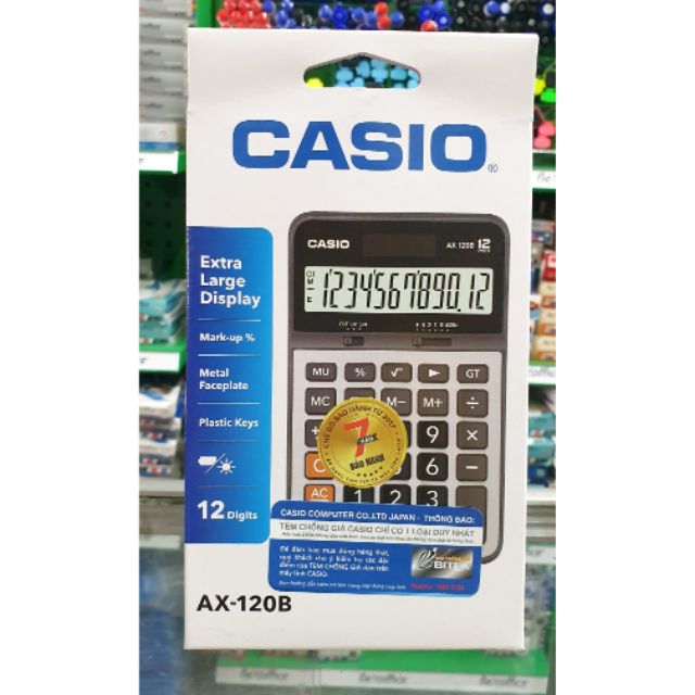 Máy Tính Casio AX-120B