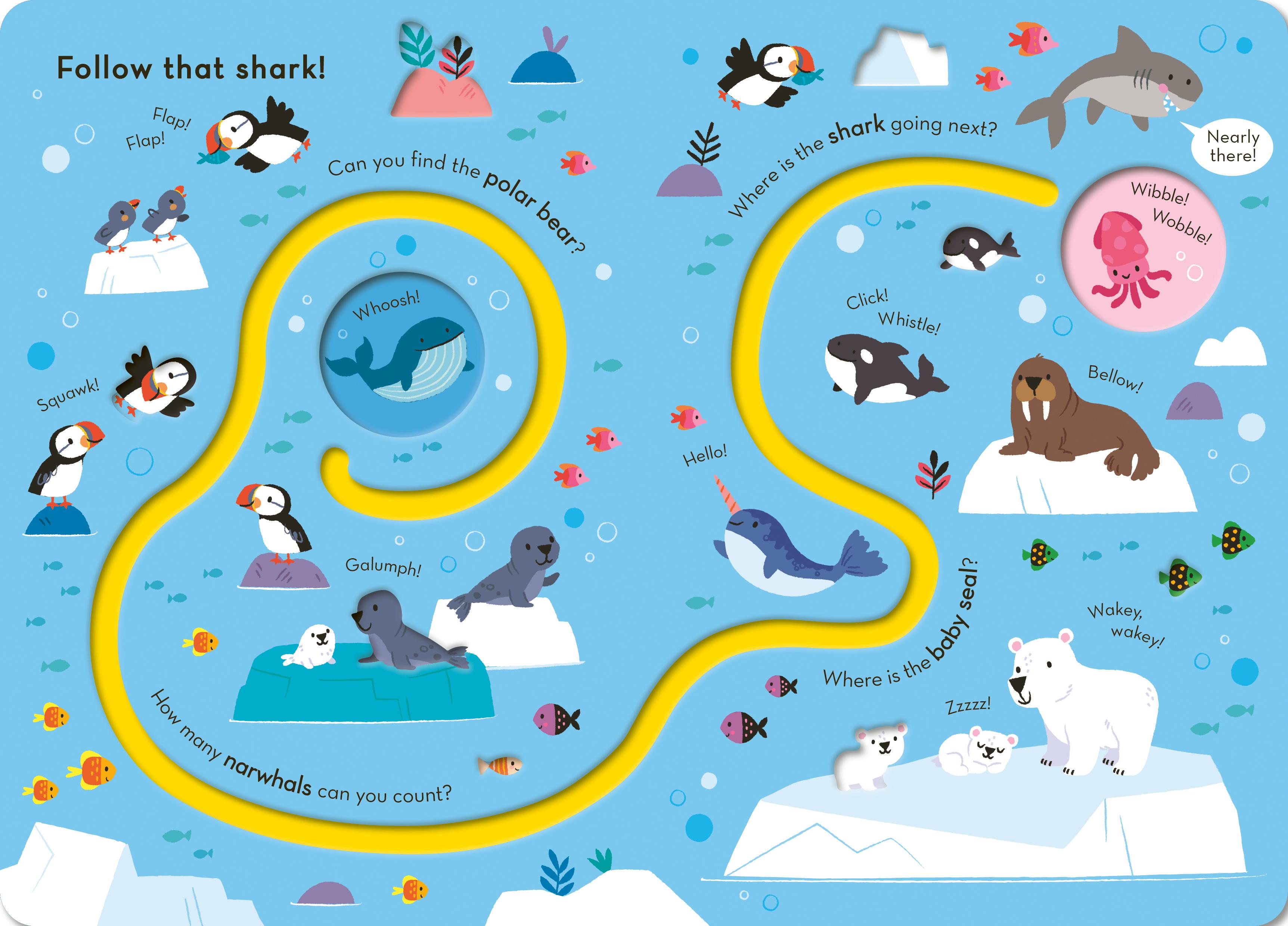 Follow That Shark! (Trace The Trails)