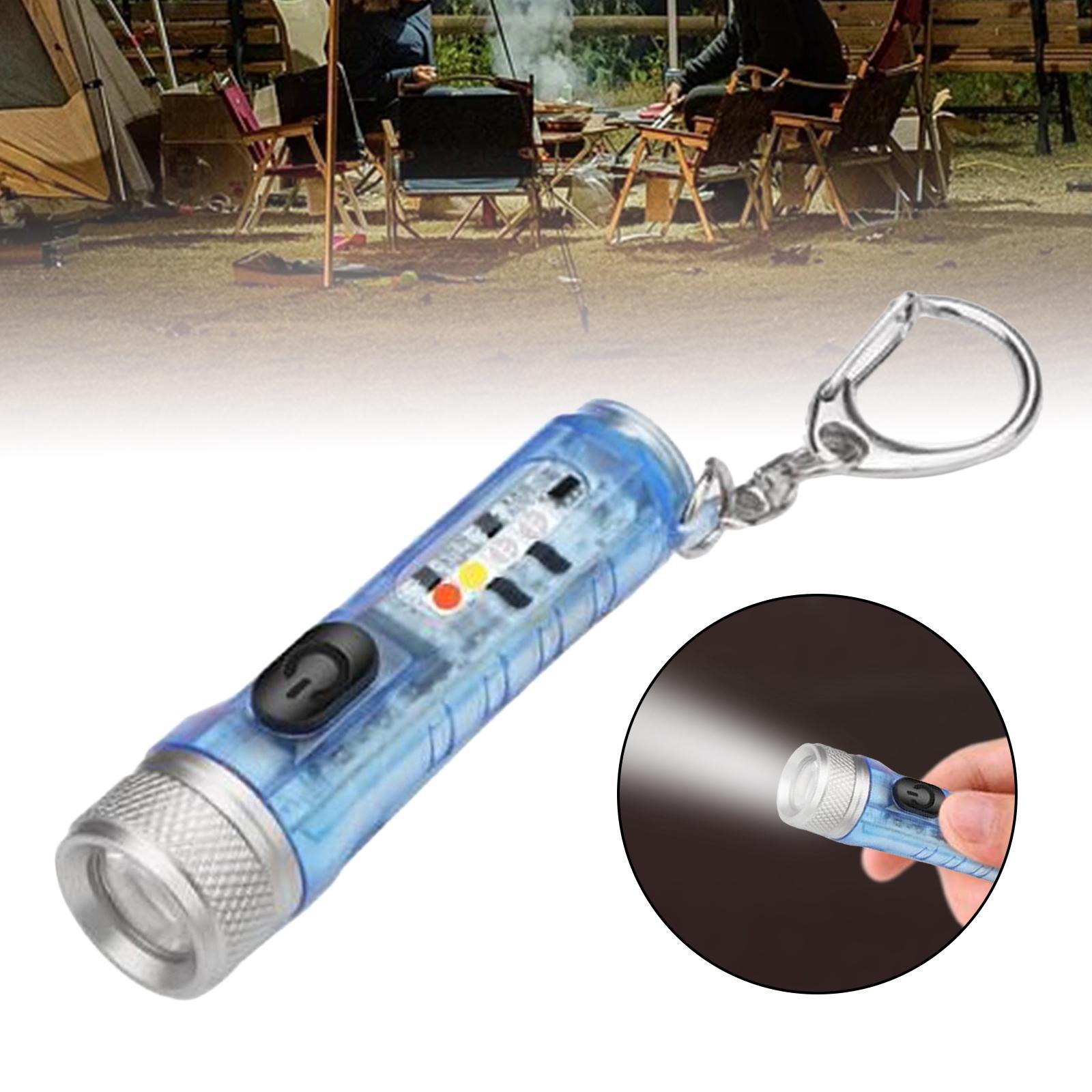 Portable Mini LED Flashlight Torch USB Rechargeable for Outdoor Workshop