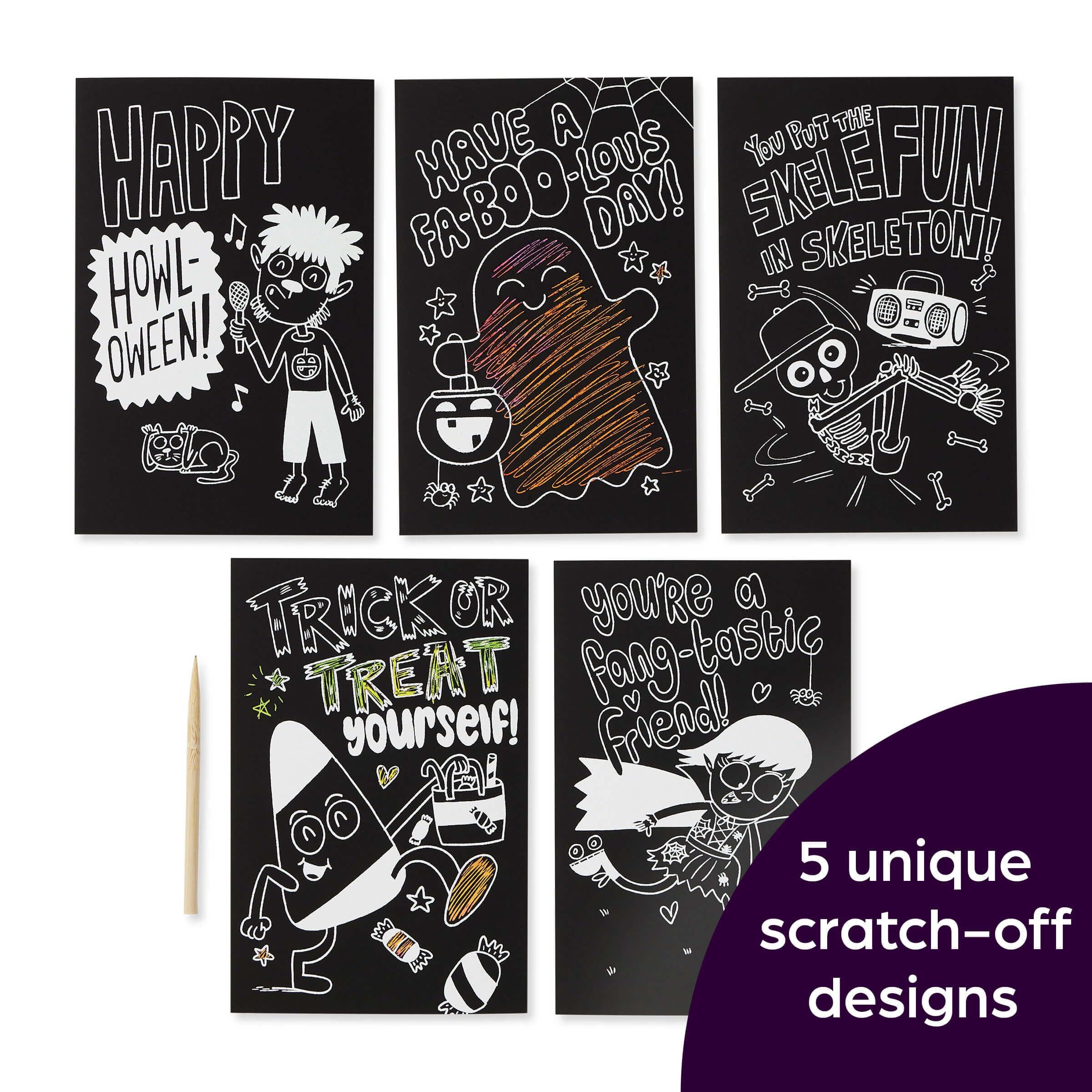 Sách ngoại văn: Scratch-And-Play Halloween Hidden Pictures