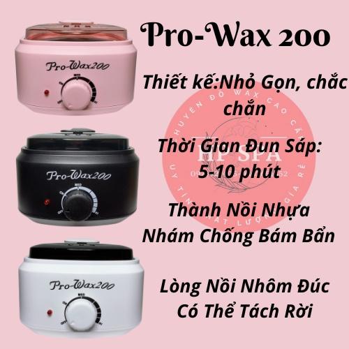 Nồi Nấu Sáp Wax Lông Pro - Wax 200 Thế Hệ Mới + Tặng Que Quết Sáp