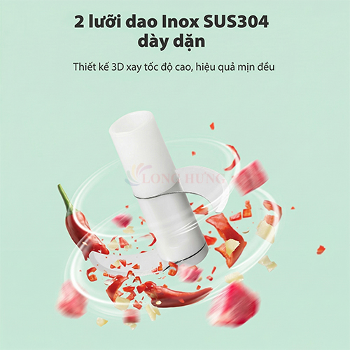 Máy xay tỏi ớt cầm tay SAMONO SW-L4 - Hàng chính hãng