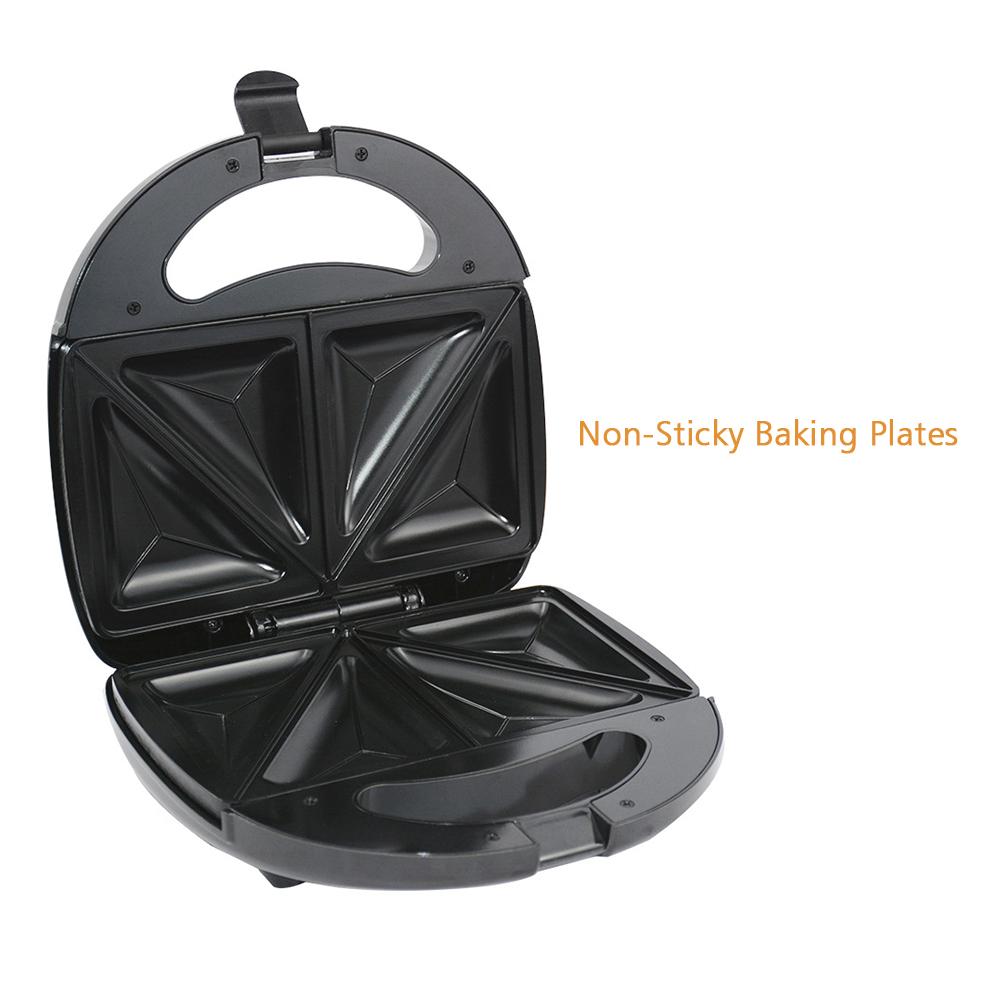 Máy Làm Bánh Mì Nướng 220V Với Tấm Chống Dính Có Tay Cầm Cảm Ứng Chống Nhiệt Có Đèn Led