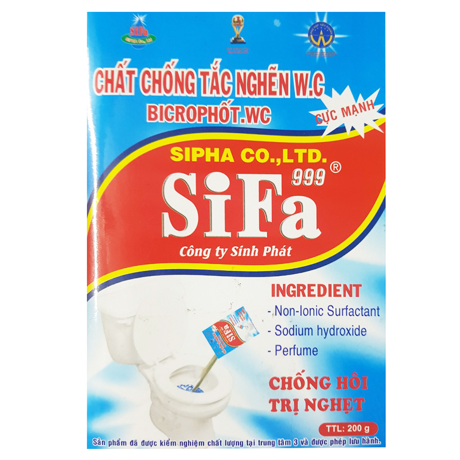 Bột Thông Tắc Bồn Cầu Sifa (200g)