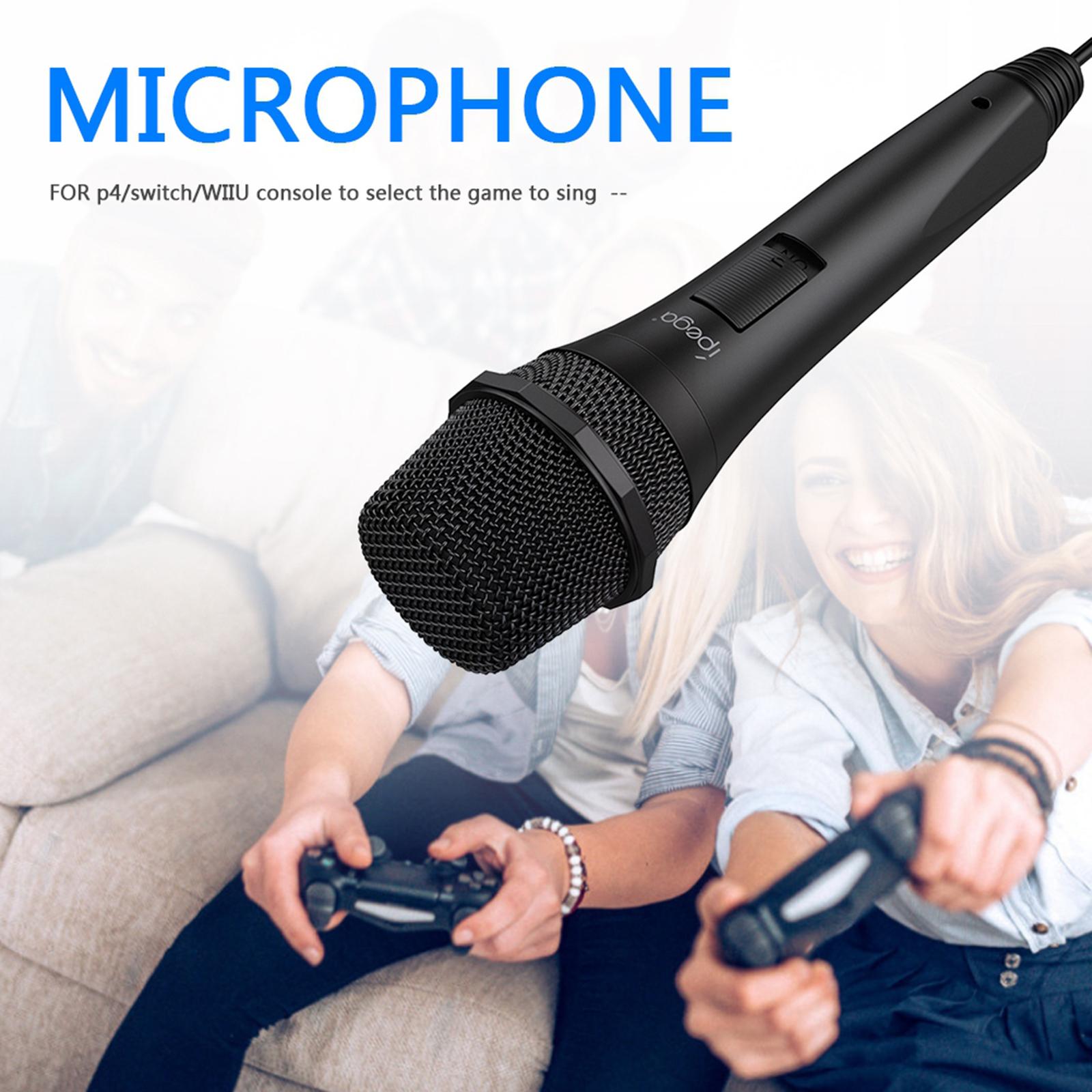 USB 2.0 Game Microphone Singing MIC for Switch Low Noise