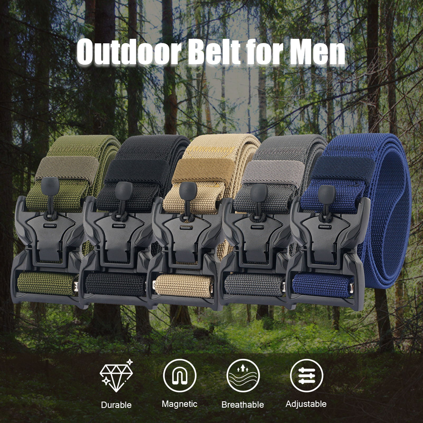 Thắt lưng dành cho nam giới Khóa từ tính