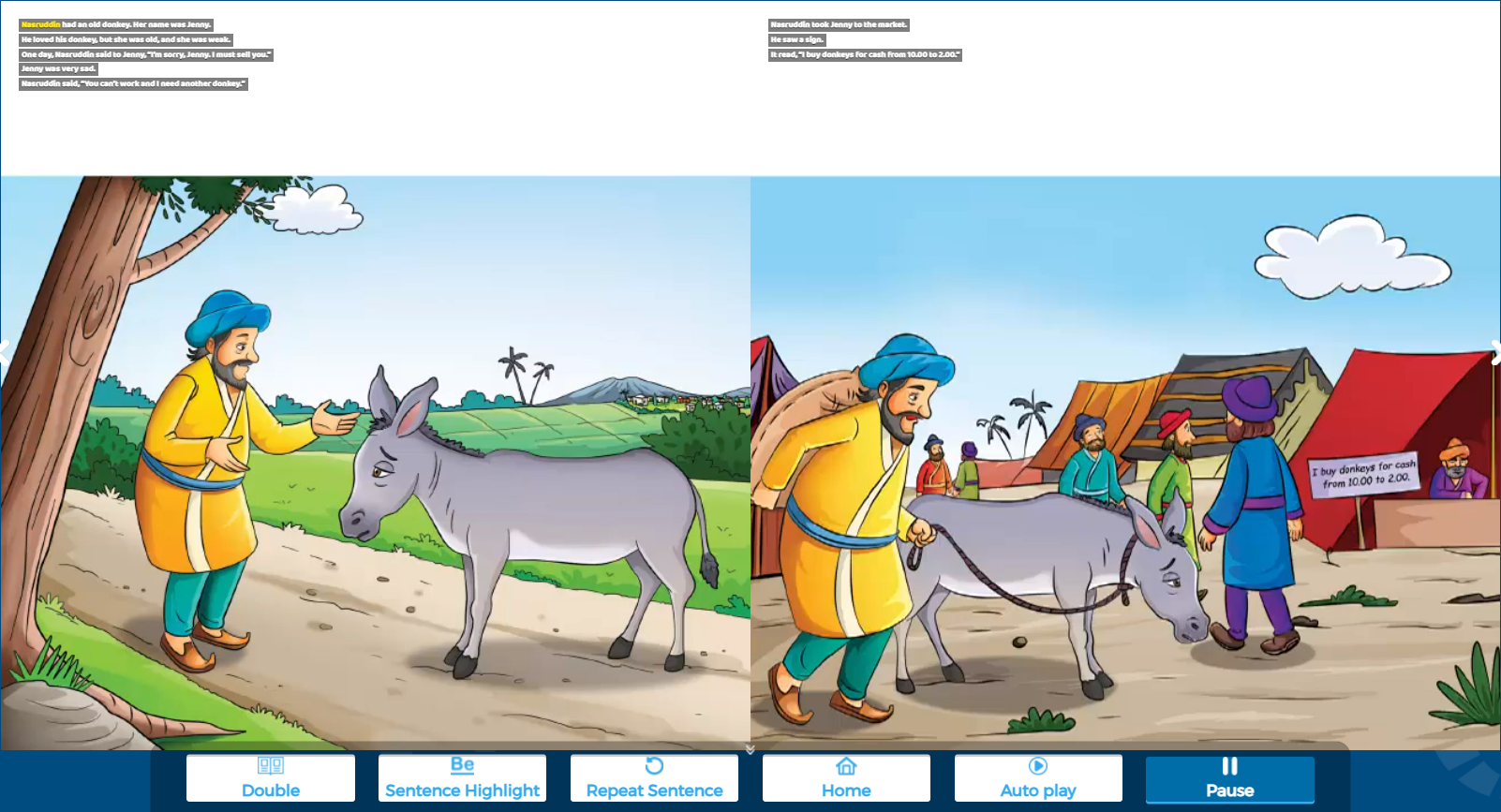 I-Learn Smart Start Grade 5 Truyện đọc - The Donkey