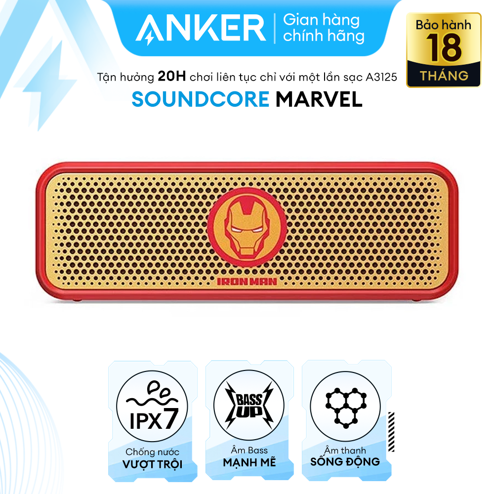 Loa bluetooth SOUNDCORE (by Anker) Select 2 16W- Phiên bản Marvel - A3125