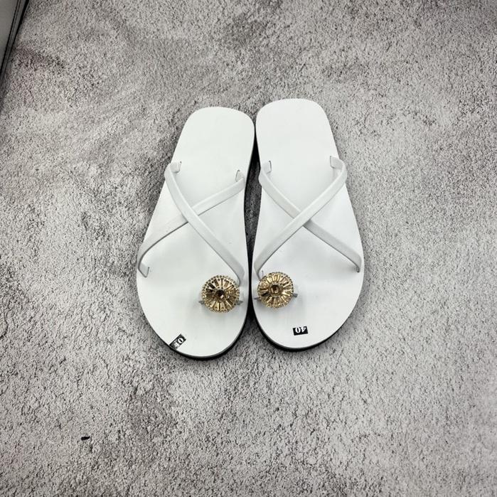 dép xỏ ngón xoàn nữ đế trắng-sandal đồng nai