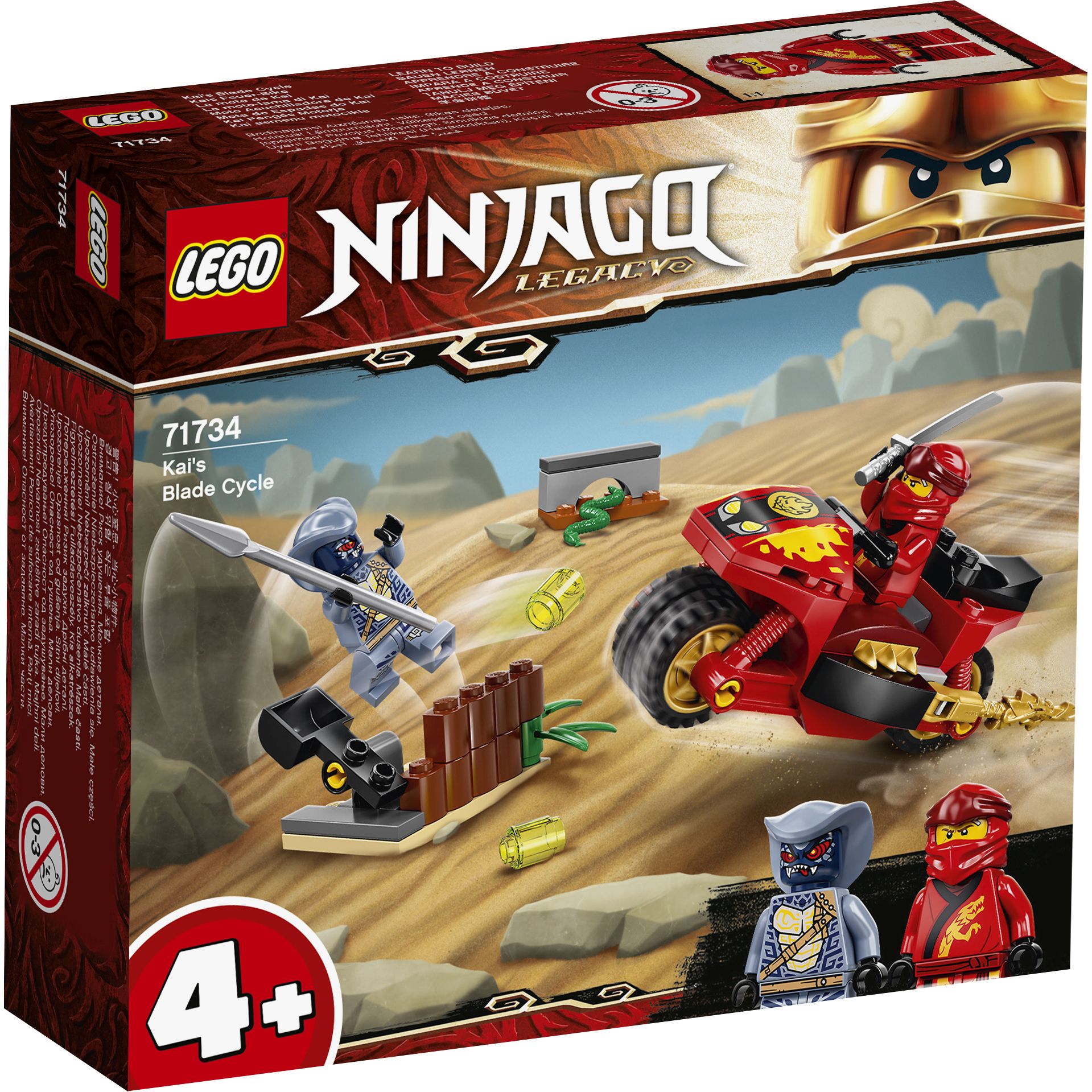 LEGO Ninjago 71734 Chiến xe địa hình của Kai (54 chi tiết)