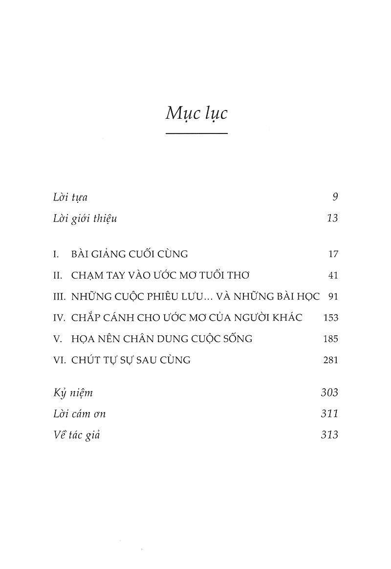 Sách Bài Giảng Cuối Cùng