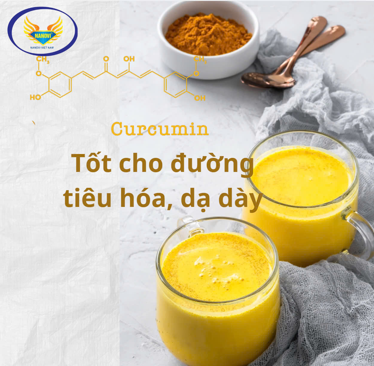 Sữa Non Nanovi Alpha Milk Gold 900g – Nano Curcumin.