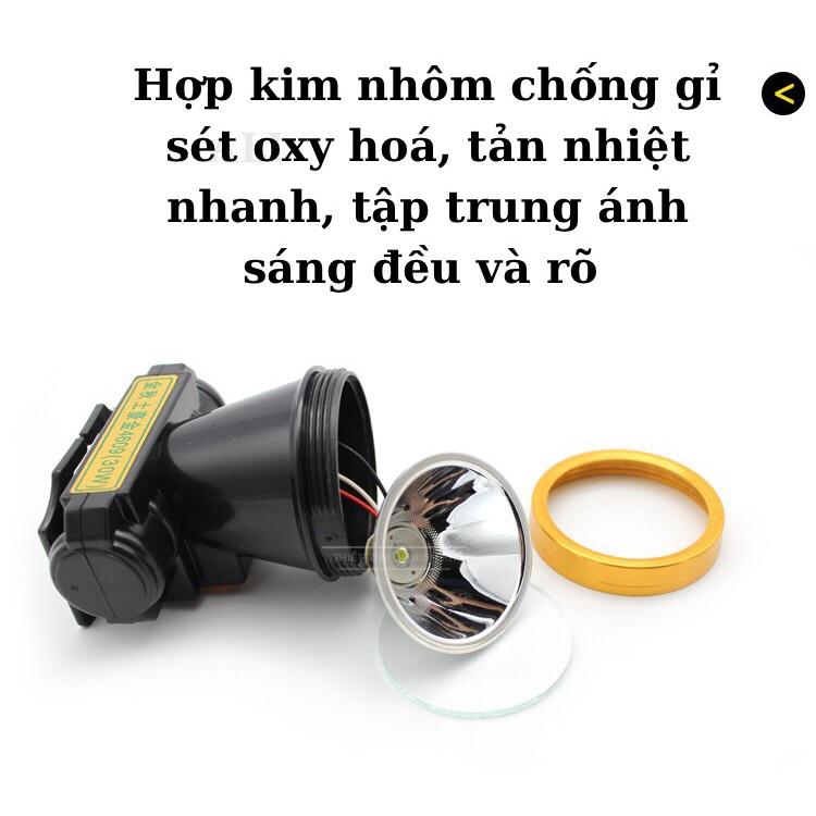 Đèn Pin Đội Đầu Siêu Sáng Sạc Điện, đèn pin đội đầu sạc điện pin trâu, den doi dau pin trâu