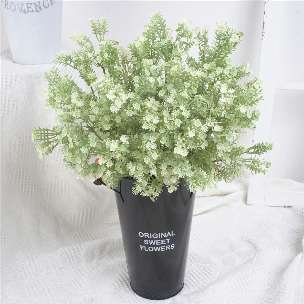 Artificial Fake Flowers Plants Spray Baby Breath/Gypsophila 3 Colors White
