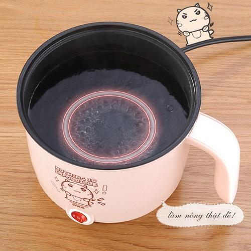 Nồi Lẩu Hấp, Lẩu Điện Mini 2 Trong1 Tiện Dụng Ca Điện Nấu Mì Đa Năng,Lõi Chống Dính Inox Chất Liệu Tốt Nắp Vung Thủy Tinh Chịu Nhiệt Thiết Kế Nhỏ Gọn - Giao Hàng Toàn Quốc