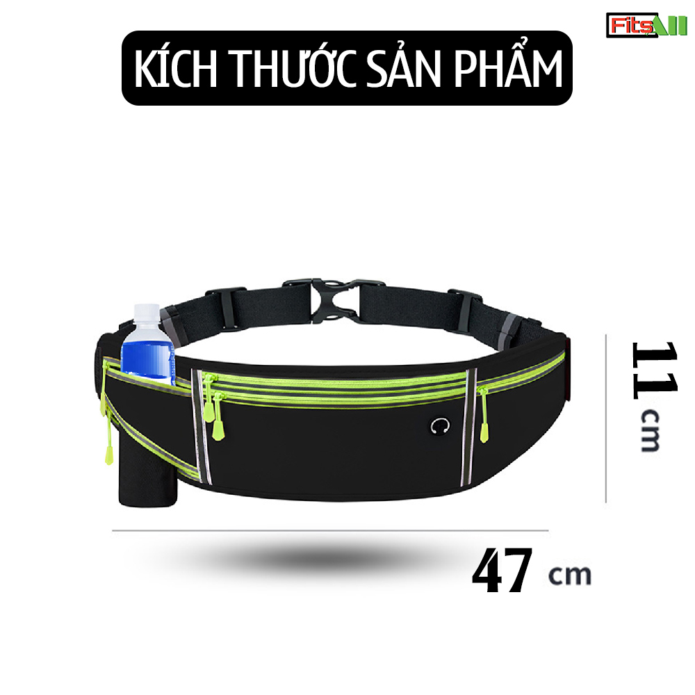 Túi đeo bụng chạy bộ, đai chạy bộ, túi đeo hông đựng điện thoại tới 7 inch, phong cách thể thao chạy bộ, tập gym, leo núi phù hợp cho nam và nữ