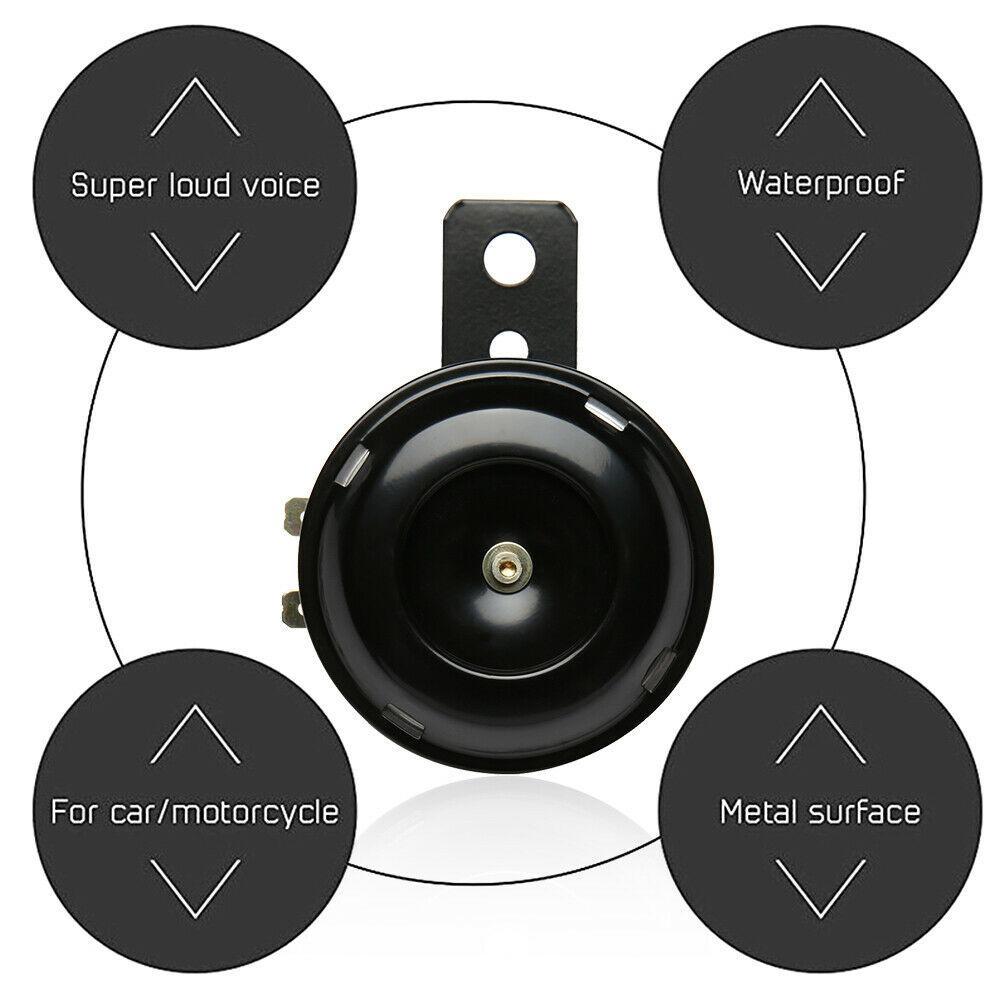 Universal 12V 105db Motorcycle Electric Air  Loud   Sound Waterproof