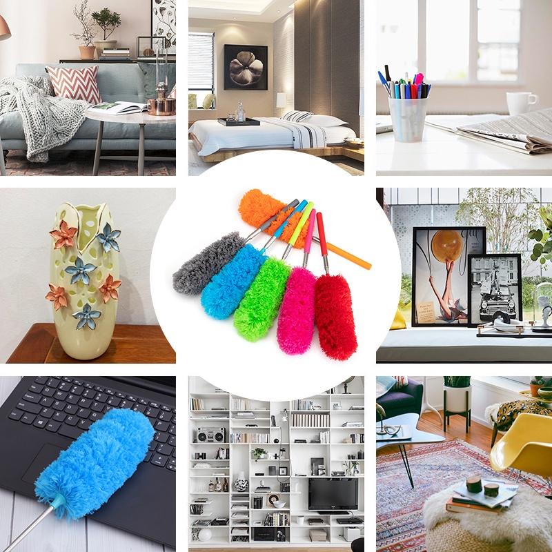 1 Cọ Vệ Sinh Bụi Bẩn Bằng Sợi Micro Có Thể Kéo Dài Tiện Dụng