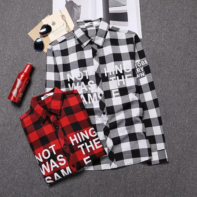 Áo sơ mi tay dài họa tiết sọc thời trang phong cách cho nam