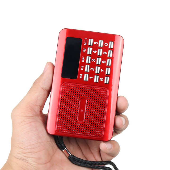 Loa mini nghe nhạc thẻ nhớ, USB, nghe kinh phật, radio nghe đài fm CR-16