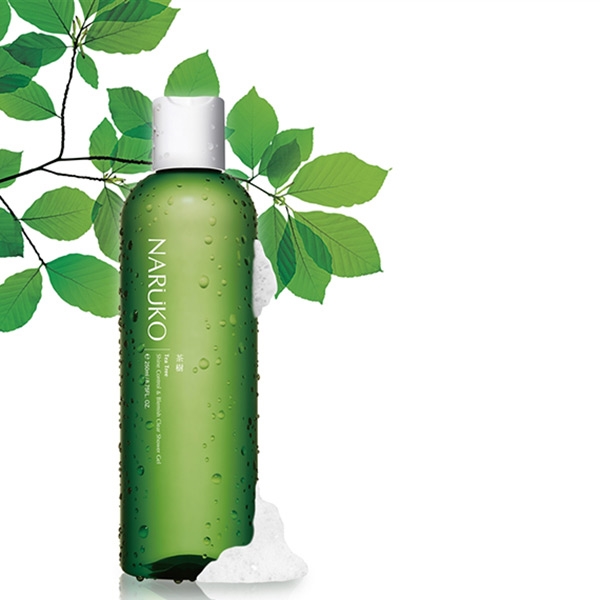 Sữa Tắm Hỗ Trợ Giảm Mụn Cho Cơ Thể Chiết Xuất Tràm Trà Naruko Tea Tree Shine Control & Blemish Clear Shower Gel