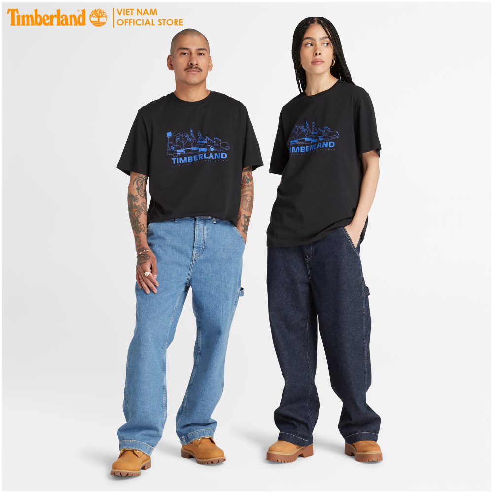 [Original] Timberland Áo Thun All Gender Front Spliced Boots Graphic Tee (Authentic) TB0A27YF01 - L
