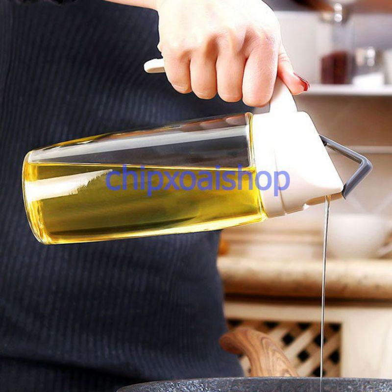 Bình rót Dầu ăn tiện lợi 600ml, tránh lãng phí
