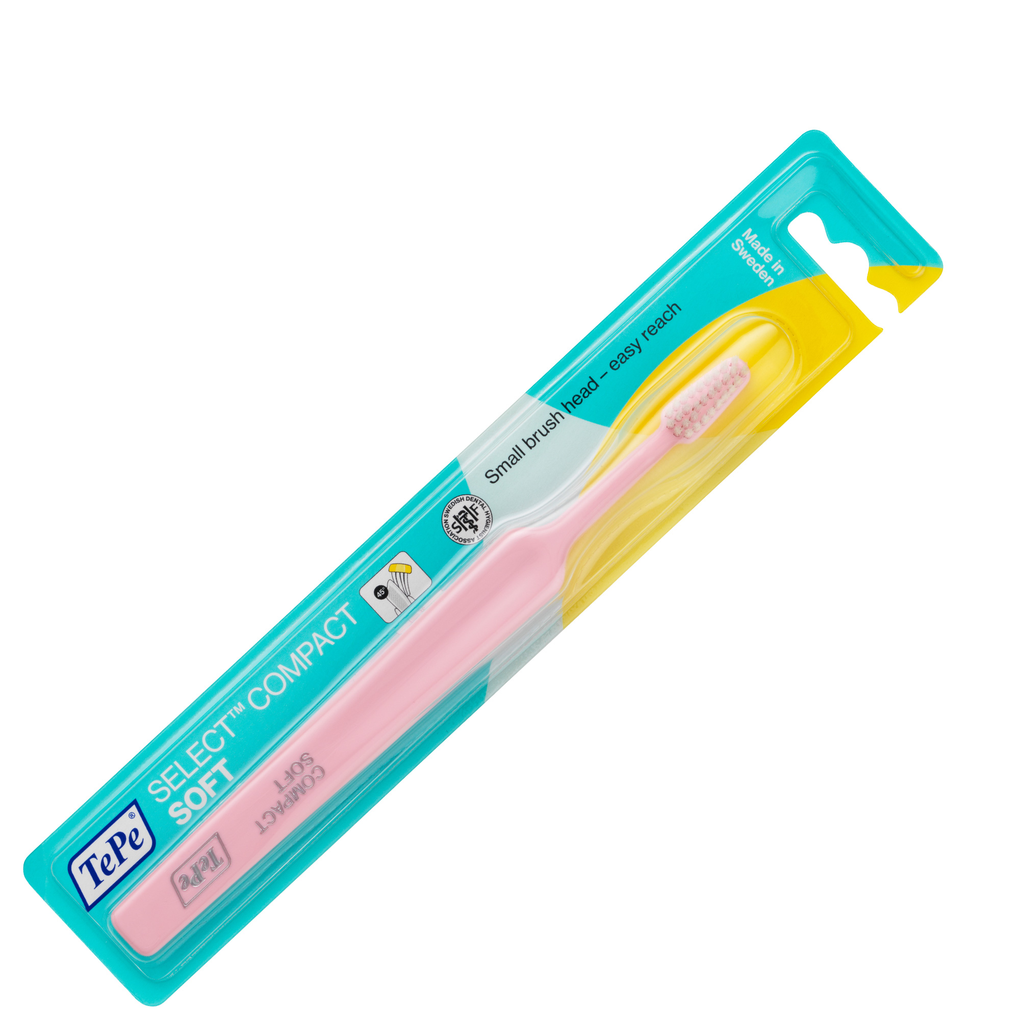 Bàn chải đánh răng mềm trẻ từ 5-12 Tepe Select Compact Soft nhiều màu