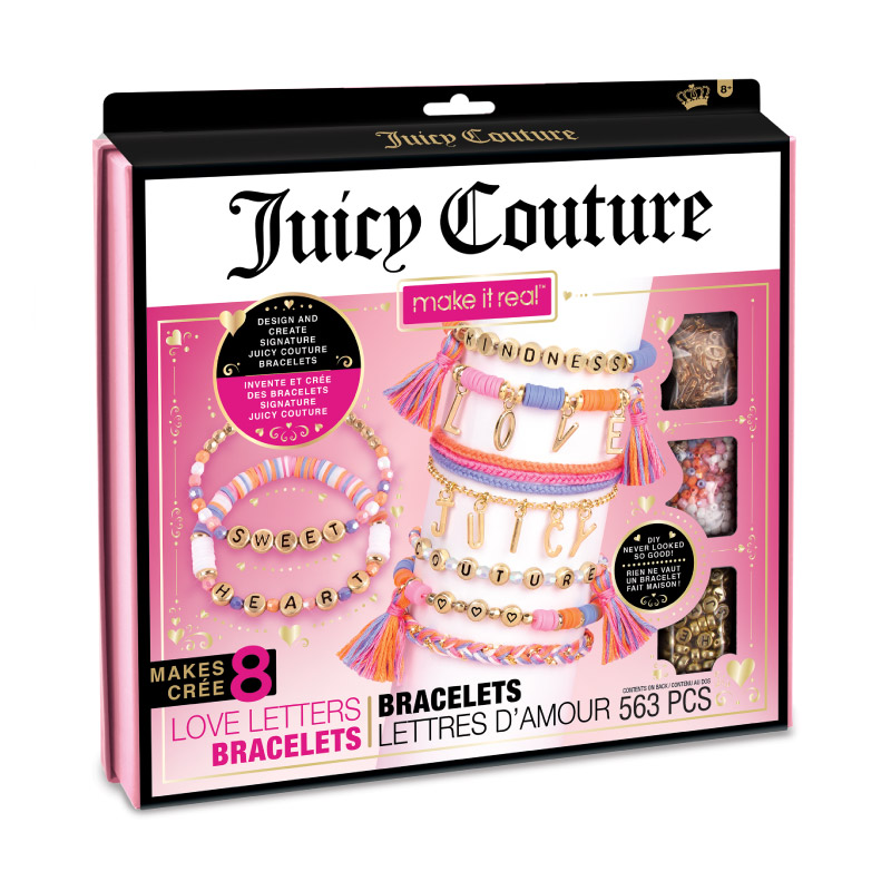 Đồ Chơi MAKE IT REAL Bộ Vòng Tay Juicy Couture Thông Điệp Tình Yêu 4412MIR