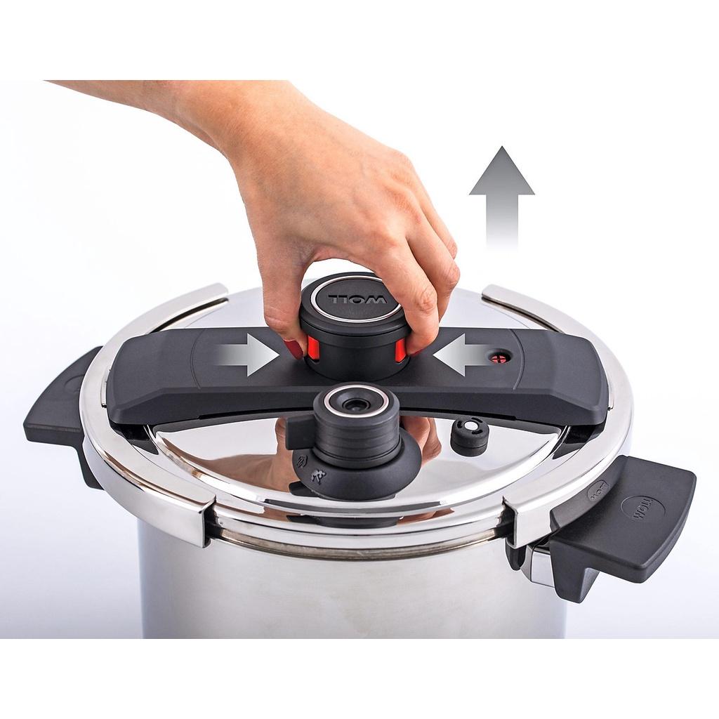 Nồi Áp Suất Đa Năng Woll Pressure Pro, Size 22cm, Dung Tích 6L, Chất Liệu Thép Không Gỉ, Tiết Kiệm Năng Lượng, Nhập Đức