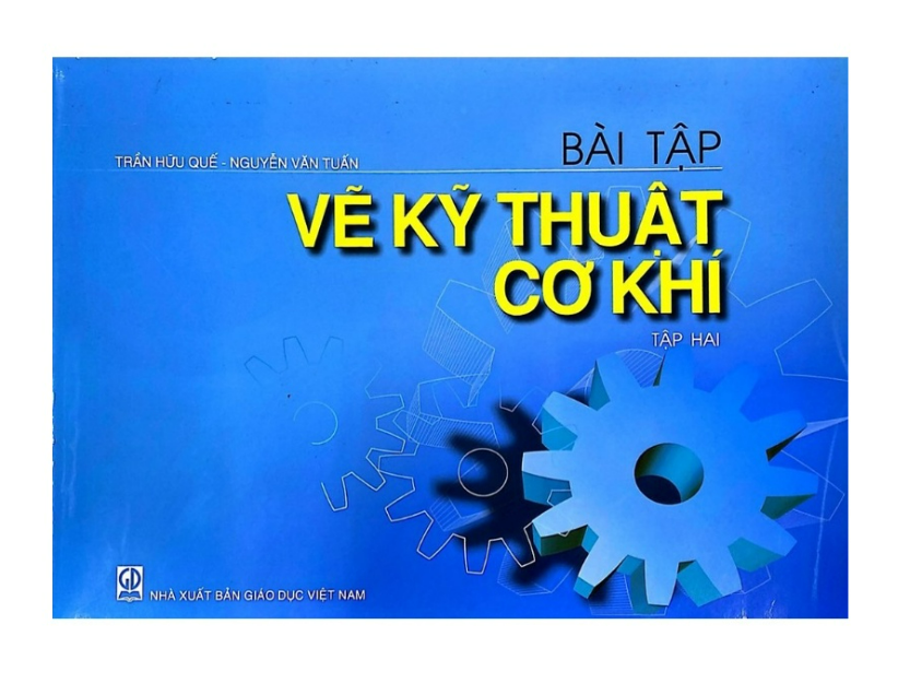 Sách - Combo Vẽ kỹ thuật cơ khí tập 2 + bài tập (DN)