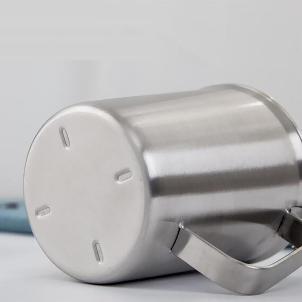 Stainless Steel Creative Coffee Tea Mug Cup with Lid and Graduation 500ml