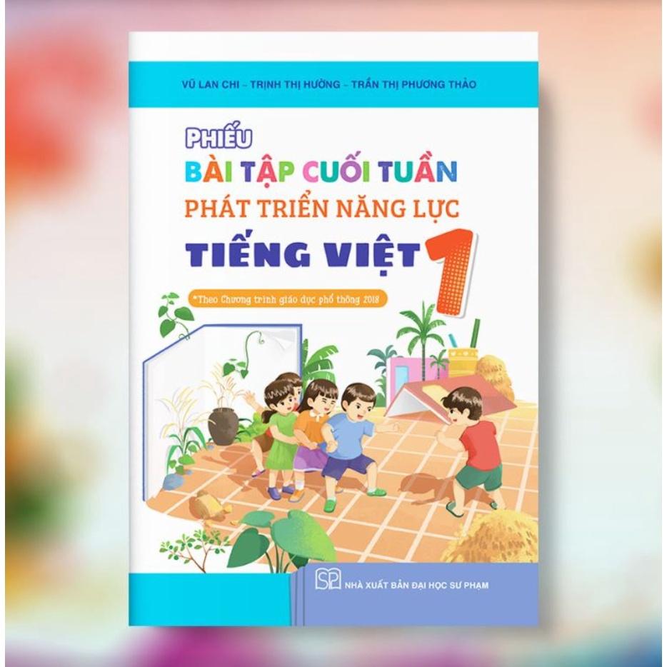 Sách - Combo Phiếu bài tập cuối tuần phát triển năng lực Lớp 1  - cánh diều
